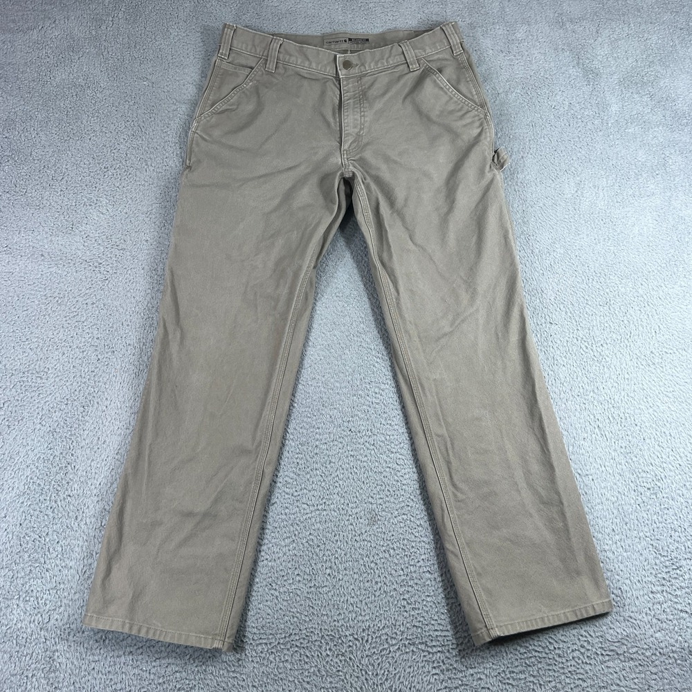 Carhartt 103279-251 Rugged Flex Relaxed Fit Duck Utility Work Pants Men's 36x32